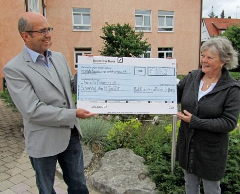 Spende von Bühler Stiftung 2011